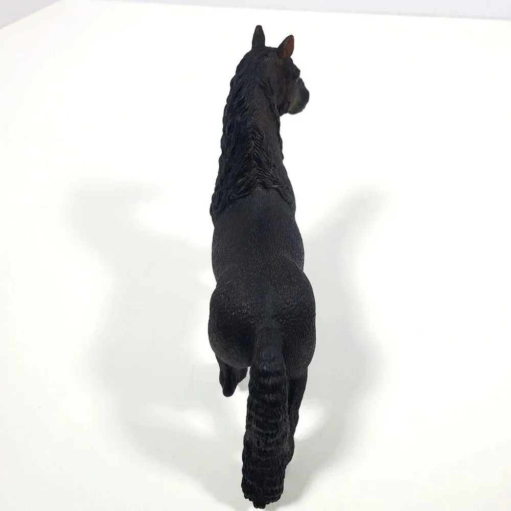 2009 Schleich Freisian Horse D-73527 Realistic Black Figure - Picture 13 of 16